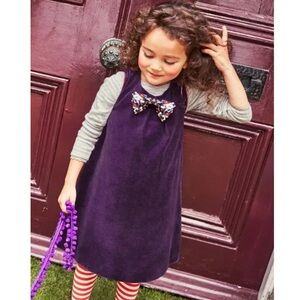 Mini Boden Velvet Roald Dahl Willy Wonka Dress